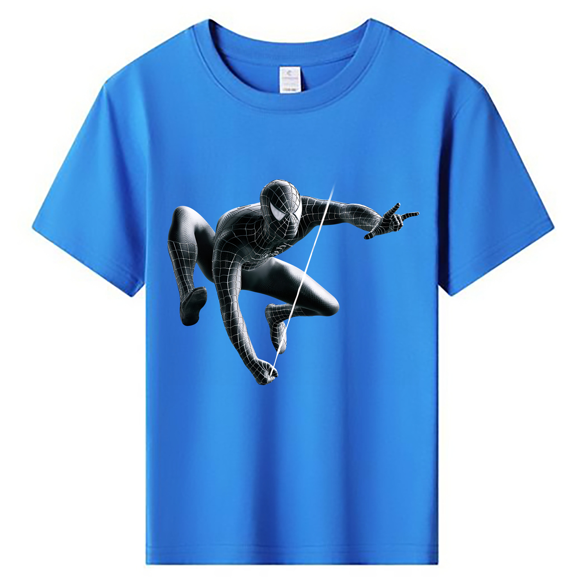 （画像用） Spider Man スパイダーマン 綿100％キッズTシャツ（フロントプリント）